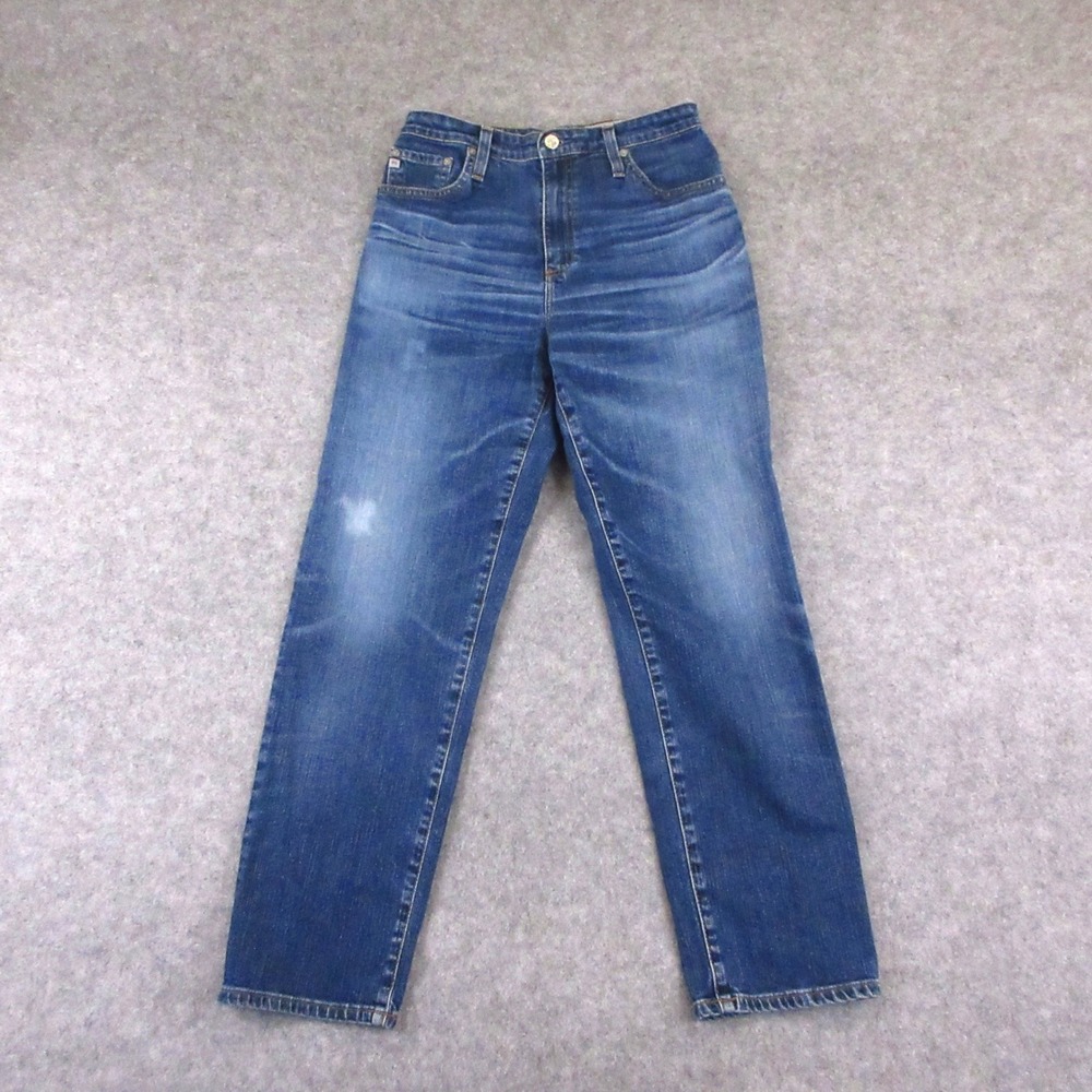 AG Adriano Goldschmied‎ The Phoebe Jeans Womens 31R Blue High Waist Tapered Leg